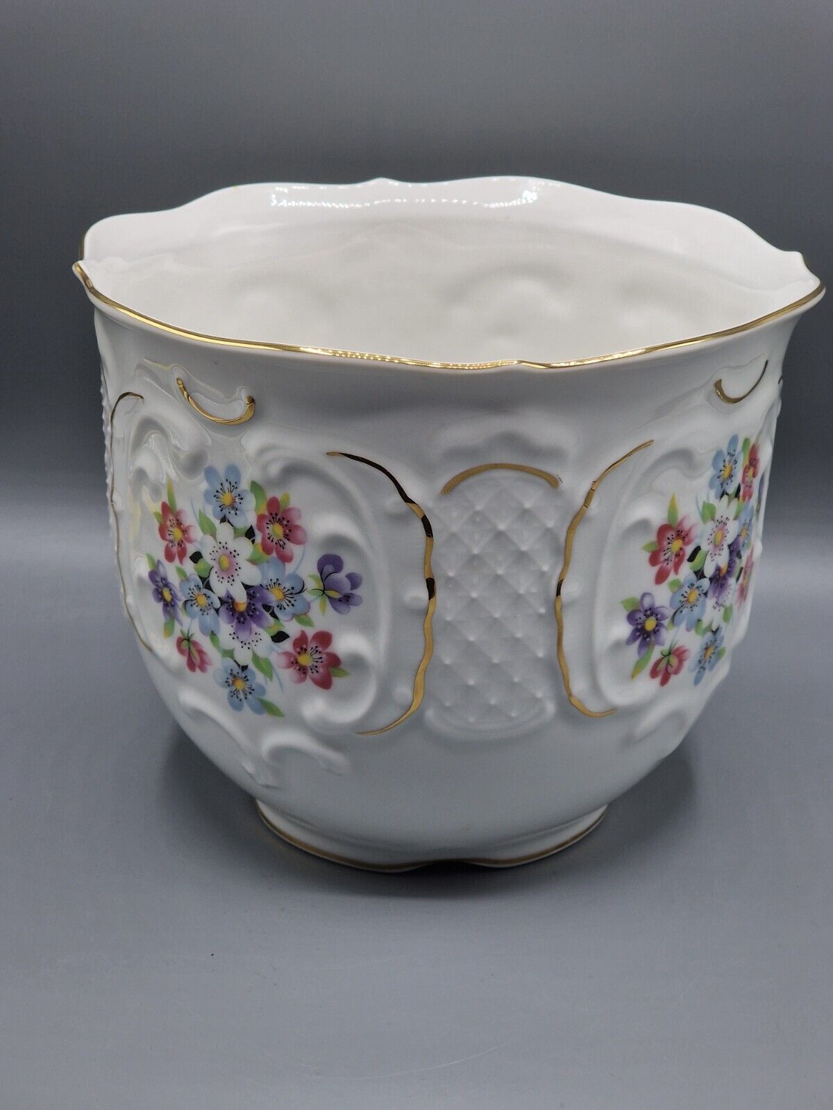 Lindner Porzellan Vase, 84 Anemone, Höhe 16cm